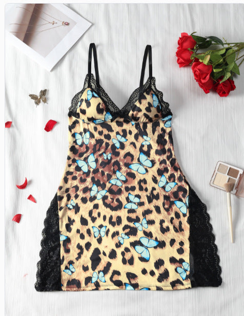 Women's Lace Trim Soft Lightweight Nightgown