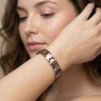 Bronze Magnet Bracelet Retro Fashion Three Rows Full Magnet Detachable Couple Bracelet
