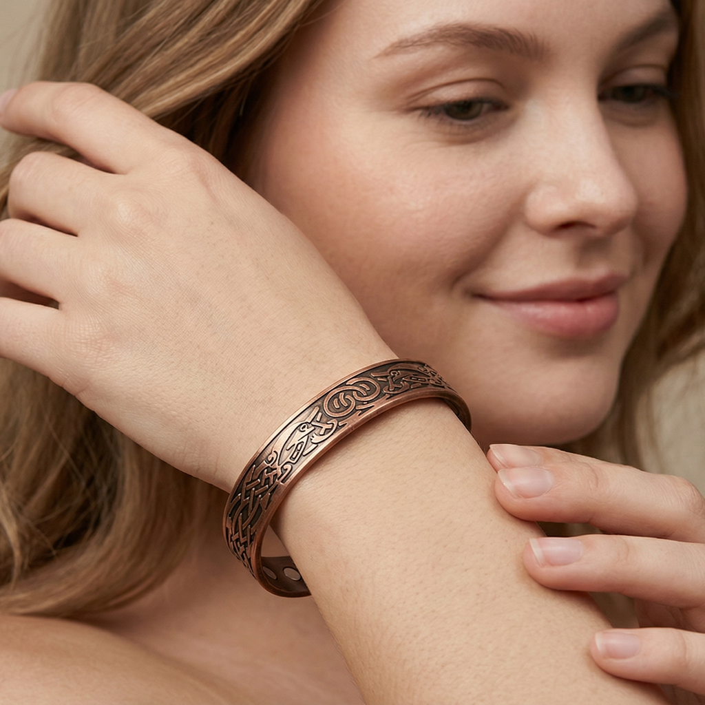 Bronze Magnet Bracelet Retro Fashion Three Rows Full Magnet Detachable Couple Bracelet
