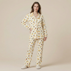 Women's Winter Thick Loose Air Cotton Pajamas Suit