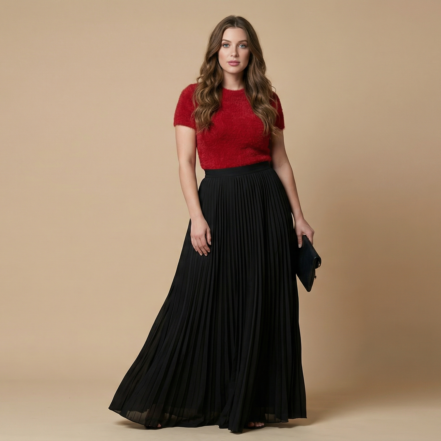 Women fashion casual skirt girls high Waist long skirts