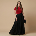 Women fashion casual skirt girls high Waist long skirts