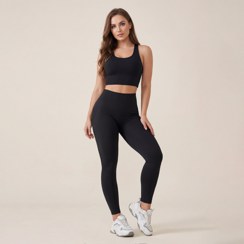 Seamless Compression Tummy Control Glute Leggings for Women