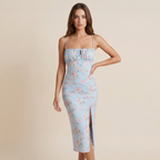 Slim Fit Sheath Casual Dress