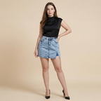 Casual Versatile High-grade Denim Skirt