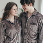 Fashion And Comfort Gold Velvet Pajamas