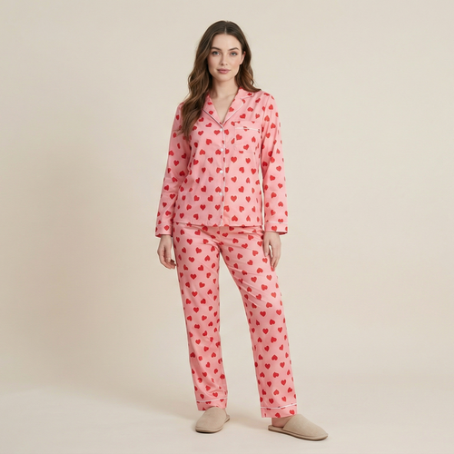 Cartoon Cute Thin Loungewear Suit