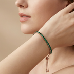 Strobe Tennis Full-Diamond Bracelet Niche Design With A Luxe High-End Vibe