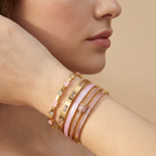Titanium Steel Bracelet Women's High Sense Oil Drop Peach Heart Diamond
