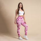 Women's Tie Dye High Waist Scrunch Sports Leggings