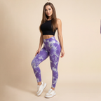 Women's Tie Dye High Waist Scrunch Sports Leggings