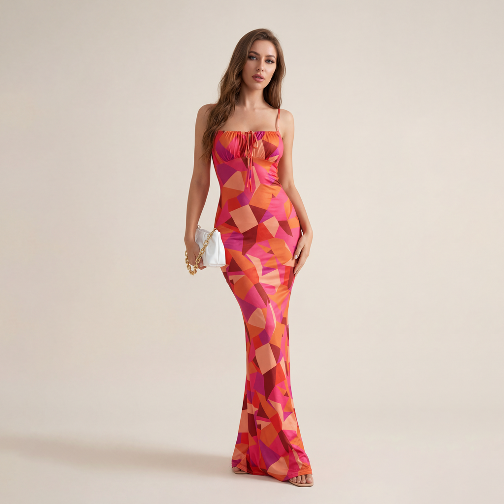 Slim Fit Sheath Casual Dress
