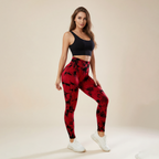 Women's Tie Dye High Waist Scrunch Sports Leggings