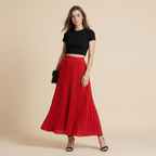 Women fashion casual skirt girls high Waist long skirts
