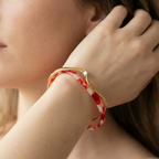 Light-luxury Panel Curved Metal-textured Korean-style Trendy Social Media Worthy Jewelry