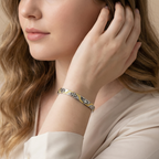 Longrui Cross Dragon Pattern Bracelet