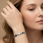 Stainless steel pure titanium magnet bracelet