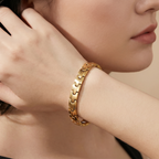 Women's Fashion Simple Stainless Steel Pure Titanium Bracelet