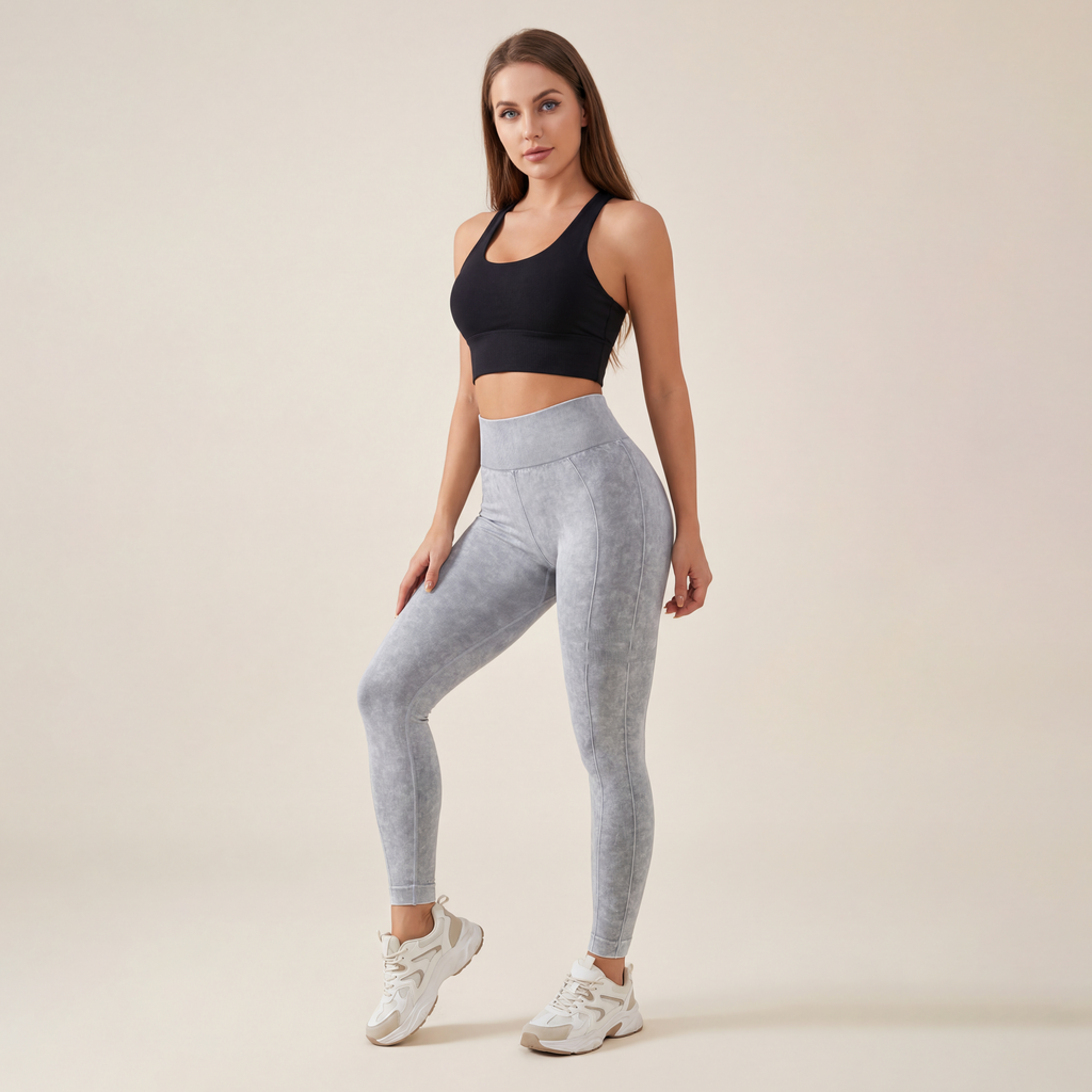 Seamless Yoga High Waist Belly Contracting Sports Tights Leggings