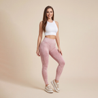 Seamless Yoga High Waist Belly Contracting Sports Tights Leggings